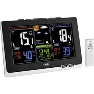Digitální bezdrátová meteostanice TFA Dostmann Spring 35.1129.01, Max. dosah 60 m, černá (matná)