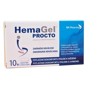 APOTEX HemaGel procto čípky 10 kusů