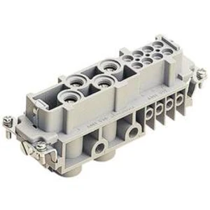 Konektorová vložka, zásuvka Harting Han® Com 09 38 012 2701, 4 + 8 + PE, šroubovací připojení, 1 ks