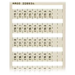 Karty pro označení, WAGO 209-934, 5 ks