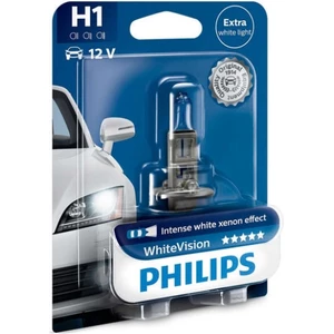 Autožárovka Philips WhiteVision 12258WHVB1 H1 P14,5S 12V 55W s homologací