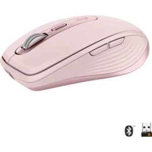 Laserová Wi-Fi myš Logitech MX Anywhere 3 910-005990, lze znovu nabíjet, růžová