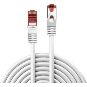 Síťový kabel RJ45 LINDY 47385, 3.00 m, bílá