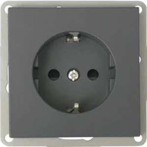 Zásuvka s ochranným kontaktem vestavný, Modul GAO EFP300G-BK, černá