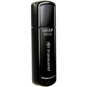 USB flash disk Transcend JetFlash® 700 TS64GJF700, 64 GB, USB 3.2 Gen 1 (USB 3.0), černá