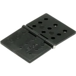 EXTRON Modellbau závěs obdélníkový polyamid (d x š) 39 mm x 26 mm 12 ks