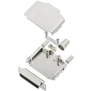 Sada D-SUB zásuvková lišta TRU COMPONENTS TCDPPK25MDMSK, 180 °, pólů 25, pájecí kalíšek, 1 ks