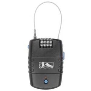 Lankový zámek M-Wave LOCK`N`ROL, (d x š x v) 2.0 x 65 x 100 mm, černá