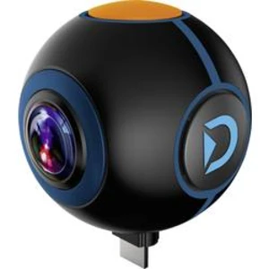 Přídavná kamera Discovery Adventures HD 720P 720° Android Action Camera Spy, černá