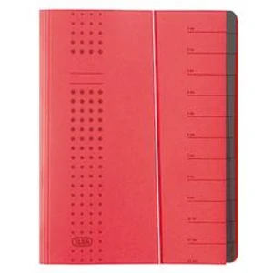 Elba chic 400001993 organizační desky DIN A4, červená, počet přihrádek 12