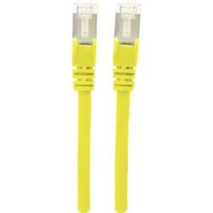 Síťový kabel RJ45 Intellinet 740890, CAT 6A, S/FTP, 3.00 m, žlutá