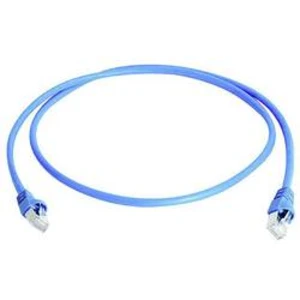 Síťový kabel RJ45 Telegärtner L00001A0087, CAT 6A, S/FTP, 2.00 m, modrá