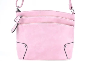 Dámská kabelka crossbody - světle růžová