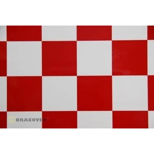 Oracover 491-010-023-002 nažehlovacia fólia Fun 5 (d x š) 2 m x 60 cm biela, červená