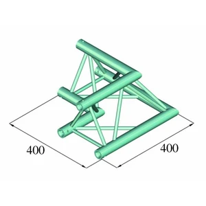 Alutruss DECOLOCK DQ3-PAC21 3-bodová rampa roh 90 °