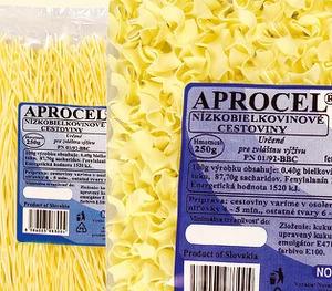 APROCEL – NÍZKOBIELK.CESTOVINY - špagety