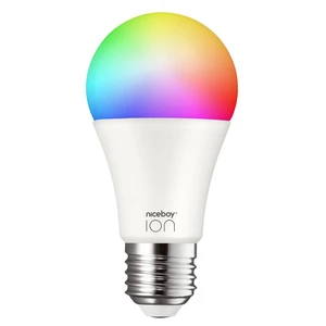Inteligentná žiarovka Niceboy ION SmartBulb RGB E27, 9W (SC-E27) inteligentná žiarovka LED • príkon 9 W • biele svetlo a 16 miliónov farieb • nastaven