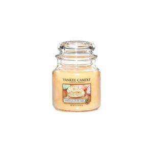 Vonná sviečka Yankee Candle Vanilkový Košíček, doba horenia 65 - 90 hodín
