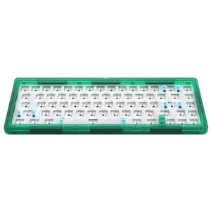 TEAMWOLF CIY GAS67 Transparent Mechanical Keyboard Customized Kit 67 Keys Macro Programming Musical Rhythm RGB Backlit H