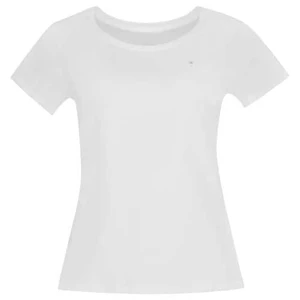 Wojas Jednoduché Bílé Dámské Tričko Z Kvalitní Bavlny