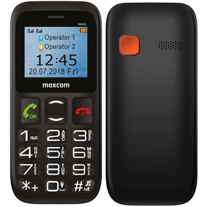 Mobilný telefón MaxCom MM426 (MM426) čierny tlačidlový telefón • 1,8 "uhlopriečka • TFT displej • 160 × 128 px • Dual SIM • Bluetooth • micro USB • 3,