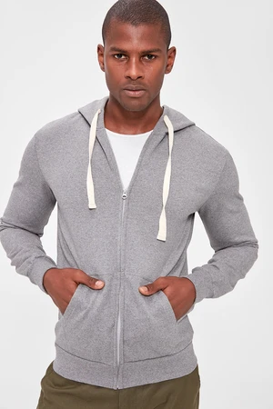 Felpa da uomo  Trendyol Zipper detailed