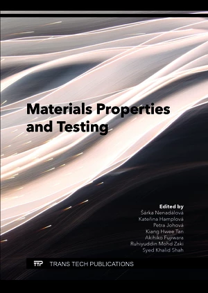 Materials Properties and Testing