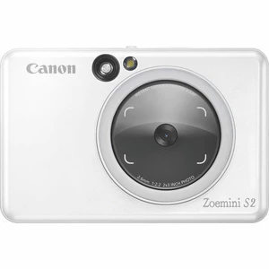 Digitálny fotoaparát Canon Zoemini S2 biely fotoaparát s tlačiarňou • 8 MPx fotoaparát • svetelnosť f/2.2 • ohnisková vzdialenosť 2,6 mm (v prepočte n