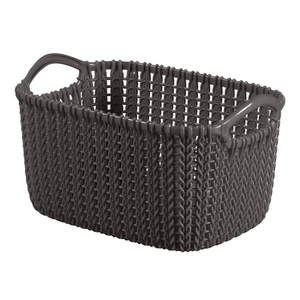 Tmavosivý úložný kôš Curver Medium