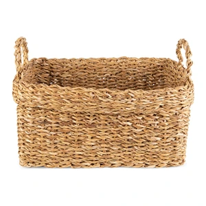 Úložný košík z morskej trávy Compactor Basic, 34 x 23 cm