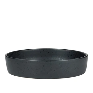 Čierna kameninová servírovacia misa Bitz Basics Black, ⌀ 28 cm