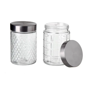 Sada 2 dóz Unimasa Steel Cubic, 1300 ml
