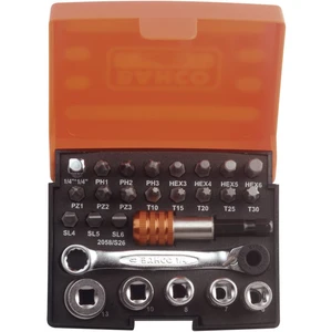 Bahco  súprava nástrčných kľúčov metrický 1/4" (6,3 mm) 26-dielna 2058/S26