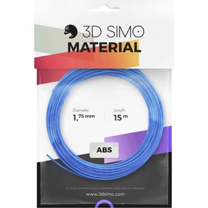 3D Simo 3Dsimo-ABS-1  sada vlákien pre 3D tlačiarne ABS plast   1.75 mm 120 g modrá, zelená, žltá  1 ks