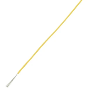 TRU COMPONENTS 1567221 opletenie / lanko LiY 1 x 0.22 mm² žltá 100 m