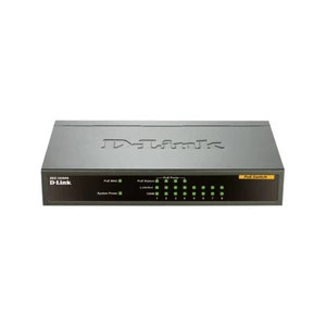 D-Link DES-1008PA sieťový switch 8 portů 100 MBit/s funkcia PoE