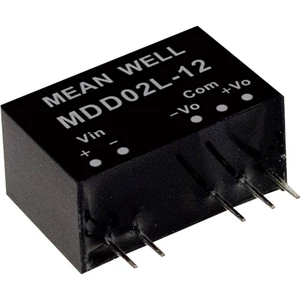 Mean Well MDD02N-09 DC / DC menič napätia, modul   111 mA 2 W Počet výstupov: 2 x