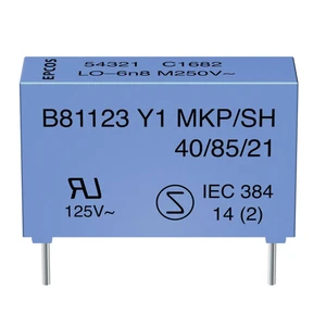 TDK B81123C1222M odrušovací kondenzátor Y1 radiálne vývody 2.2 nF 250 V/AC  1 ks