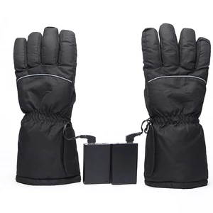 Touch Screen Electric Heated Gloves Warm Waterproof Ski Winter Warmer For Motorcycle Scooter Riding