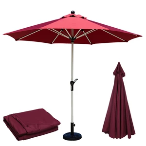 2.7m 8 Arm Parasol Canopy Cover Waterproof Awning Sun Shade Shelter Outdoor Garden Patio