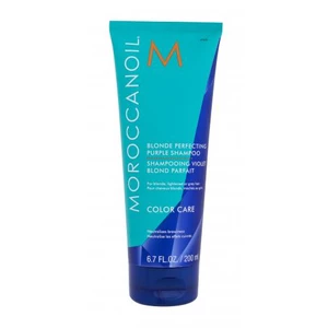 Moroccanoil Color Care Blonde Perfecting Purple Shampoo 200 ml šampon pro ženy na blond vlasy