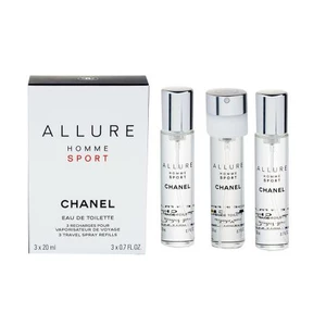 Chanel Allure Homme Sport 3x20 ml 20 ml toaletní voda pro muže
