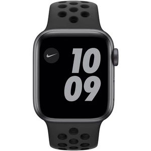 Inteligentné hodinky Apple Watch Nike SE GPS 40mm púzdro z vesmírne sivého hliníka - antracitový/čierny športový náramok Nike (MYYF2VR/A) inteligentné