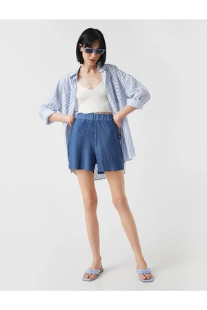 Koton Short Shorts with Elastic Waist.