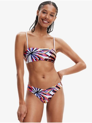 White Women's Patterned Swimwear Bottoms Desigual Playa I - Women