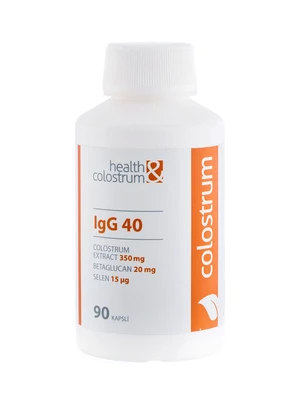 Health&colostrum IgG40 Colostrum + Betaglukan + Selen 90 kapslí