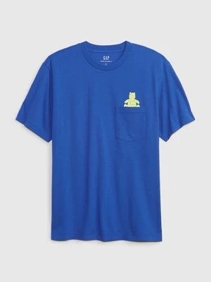 Modré unisex tričko s potlačou GAP