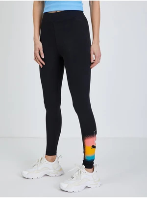 Black Womens Sport Leggings Puma Brand Love - Women