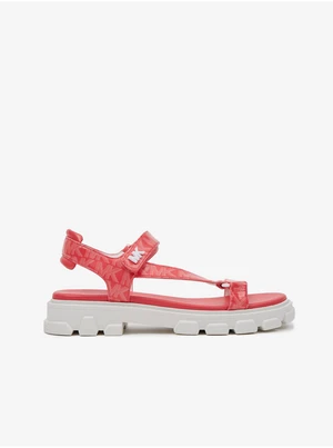 Michael Kors Ridley Coral Patterned Sandals for Women - Women
