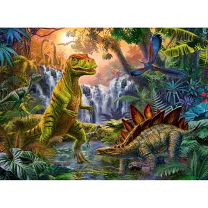 Ravensburger Puzzle V ríši dinosaurov 100 XXL dielikov